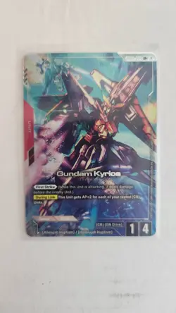 Gundam Card Game Phantom Aria Gundam Kyrios GD04-034 LR+ Alternate Alt Art NM - Image 1