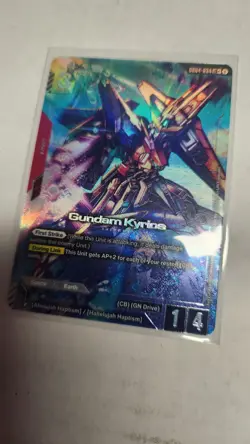 Gundam Card Game Phantom Aria Gundam Kyrios GD04-034 LR+ Alternate Alt Art NM - Image 3