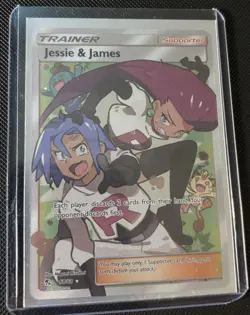 Pokemon TCG Jessie James Full Art Card 68/68 Hidden Fates - Image 1