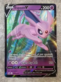Espeon V SWSH201 Pokemon TCG Rare Promo Cards Holo Rare Card (Near Mint) NM - Image 1