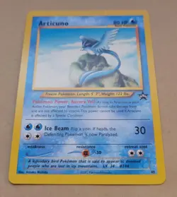 VINTAGE POKEMON BLACK STAR PROMO CARD - #48 ARTICUNO - RARE (WOTC) NM - Image 1