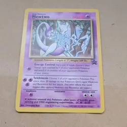 VINTAGE POKEMON BLACK STAR PROMO CARD - #12 MEWTWO - ULTRA RARE WOTC NM - Image 1