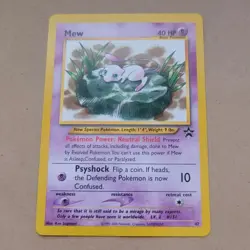 VINTAGE POKEMON BLACK STAR PROMO CARD - #47 MEW - V RARE (WOTC) NM - Image 1