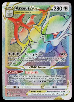 Pokemon Card - Arceus VSTAR Brilliant Stars 176/172 Secret Rare - Image 1