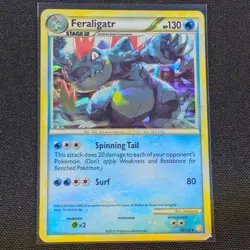 Feraligatr - 20/123 - Holo Rare - Cracked Ice - HeartGold SoulSilver - Card - HP - Image 1