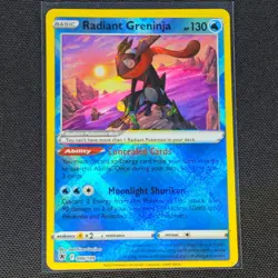 Radiant Greninja - 046/189 - Radiant Rare - Astral Radiance - Pokemon Card - HP - Image 1