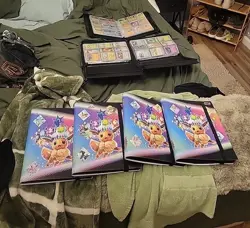 4,000-5k Modern Pokemon Holo & Reverse-Holo Cards in 7 Binders - Display Ready! - Image 1