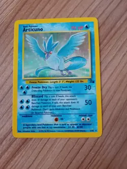 Pokemon TCG Articuno Fossil Holo Card 2/62 Great Condition - Image 1