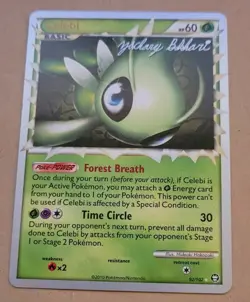 POKEMON PROMO CARD - WORLD CHAMPIONSHIPS 2012 - CELEBI 92/102 RARE NM - Image 1