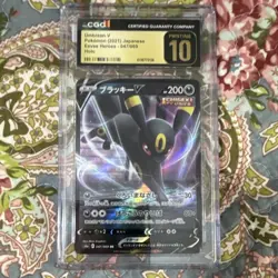 Umbreon CGC Pristine 10 V Eevee Heroes 047/069 2021 Japanese Holo Pokemon Card - Image 1