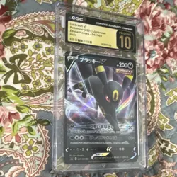 Umbreon CGC Pristine 10 V Eevee Heroes 047/069 2021 Japanese Holo Pokemon Card - Image 2