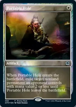 Portable Hole (Promo Pack) - Near Mint MTG Adventures in the Forgotten Realms - Image 1