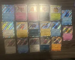 Pokemon Paldean Fates Lot of 17 Cards - Baby Shiny, FA Shiny - Image 1