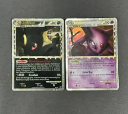 Pokemon Card TCG: Undaunted Umbreon & Espeon Prime 17/113 & 86/90 HP/DMG PHOTOS - Image 2