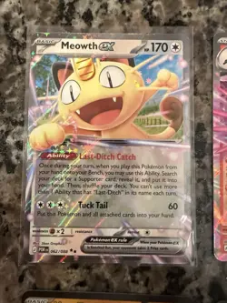 Pokemon Perfect Order 11 Card EX Lot Meowth Salazzle Lapras Decidueye Yveltal - Image 2
