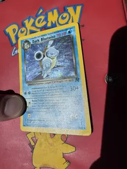 Dark Blastoise 3/82 Team Rocket Unlimited Rare Holo Pokemon Card WOTC 2000 LP - Image 1
