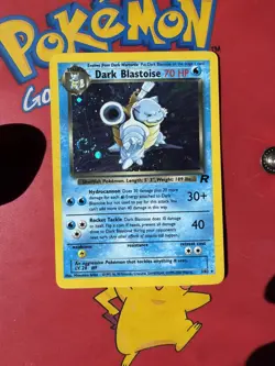 Dark Blastoise 3/82 Team Rocket Unlimited Rare Holo Pokemon Card WOTC 2000 LP - Image 4