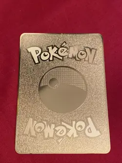 Thicc Thick Pikachu Solid Metal Card Shiny Holo Custom Card - Image 4
