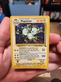 🔥1999 Pokemon Cards Fossil Complete Unc/C Rares Magneton Holo LP-HP Unlimited🔥 - Image 3