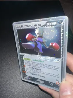 Pokemon Card - Rocket's Hitmonchan ex 98/109 EX Team Rocket Returns Holo Rare NM - Image 2