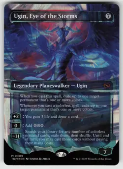 Ugin, Eye of the Storms (Showcase) (Halo Foil) 409 Tarkir: Dragonstorm MTG - Image 1