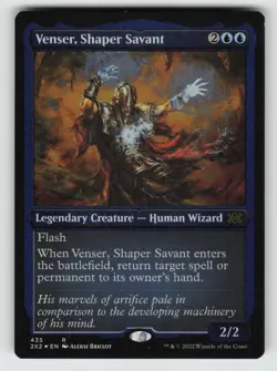 Venser, Shaper Savant (Foil Etched) *Foil* 2X2 435 NM - Image 1