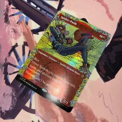 Spider-Punk Borderless Foil - Spiderman - Magic the Gathering MTG - Image 2