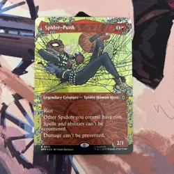 Spider-Punk Borderless Foil - Spiderman - Magic the Gathering MTG - Image 4