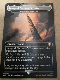 Isengard, Saruman's Fortress - Boseiju, Who Shelters All - Reg - LOTR - Mtg - Image 1