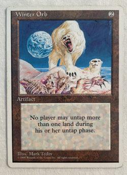 1x Winter Orb Fourth Edition 4th MTG Magic the Gathering MP/LP - Image 1