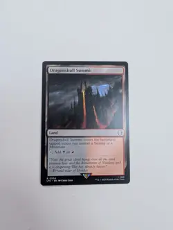 MTG - Dragonskull Summit - Commander: Lord of The Rings NM/M Condition - Image 1