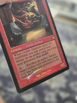 Goblin Engineer Modern Horizons Retro Frame Foil Etched Rare Red 16 MTG NM - Image 2