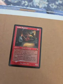 Goblin Engineer Modern Horizons Retro Frame Foil Etched Rare Red 16 MTG NM - Image 3