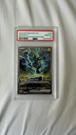 Pokemon Zekrom ex 166/086 Sv: Black Bolt Special Illustration Rare Holo PSA 10 - Image 1