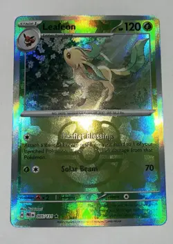 Leafeon 005/131 Holo Master ball Pattern Prismatic Evolutions Pokemon TCG NM - Image 2