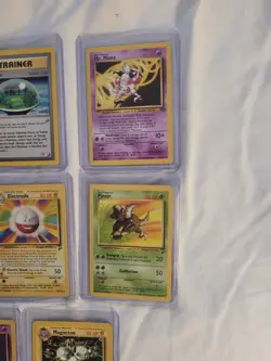 Pokemon Cards Non Holo Rare Base Set 2 Fossil Jungle Lot Of 8 Vintage WOTC Lp - Image 3