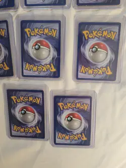 Pokemon Cards Non Holo Rare Base Set 2 Fossil Jungle Lot Of 8 Vintage WOTC Lp - Image 5