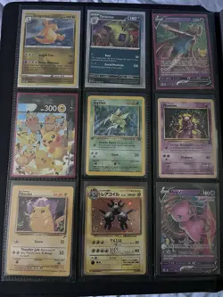Pokemon Cards Huge Collection Binder V, EX, VSAR, FULL ART, VINTAGE and MORE - Image 1