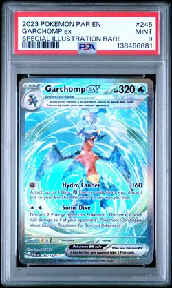 Garchomp EX 245/182 Special Illustration Rare Pokemon PSA 9 *881 - Image 1