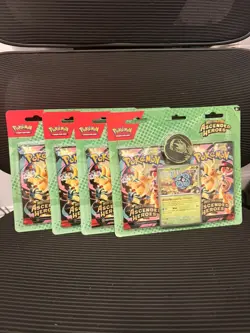 Pokemon Ascended Heroes 2 Pack Blisters (LOT OF 4 IN HAND) - Image 1