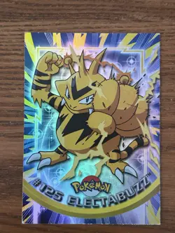 2000 Topps Pokemon Series 3 Foil #125 Electabuzz TV Animation 1st Edition - Image 1