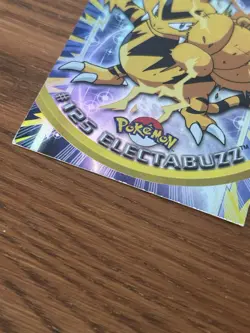 2000 Topps Pokemon Series 3 Foil #125 Electabuzz TV Animation 1st Edition - Image 3