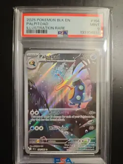 Pokemon SV Black Bolt BLK en Palpitoad Illustration Rare #104/086 - Image 1