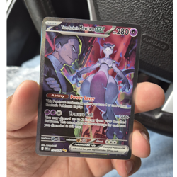 Team Rocket's Mewtwo ex SV10 Destined Rivals 231/182 SIR Full Art Holo 280 - Image 1