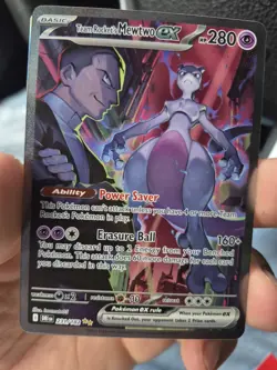 Team Rocket's Mewtwo ex SV10 Destined Rivals 231/182 SIR Full Art Holo 280 - Image 2