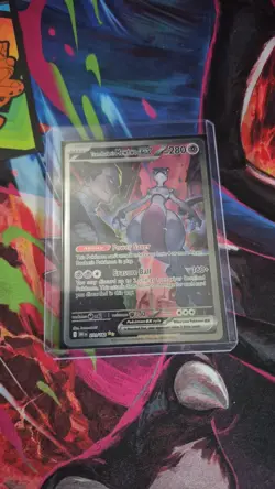 Team Rocket's Mewtwo ex SV10 Destined Rivals 231/182 SIR Full Art Holo 280 - Image 4