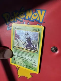 Heracross 6/111 Neo Genesis Holo 1st Edition Pokemon - Image 1