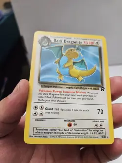Pokemon TCG Dark Dragonite Non-Holo 22/82 LP Raw Ungraded WOTC - Image 2