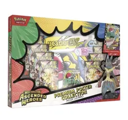 Pokemon TCG Ascended Heroes Premium Poster Collection Mega Lucario New&Sealed 😍 - Image 1