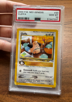 2000 POKEMON NEO GENESIS #20 CLEFFA PSA 10 - Image 1